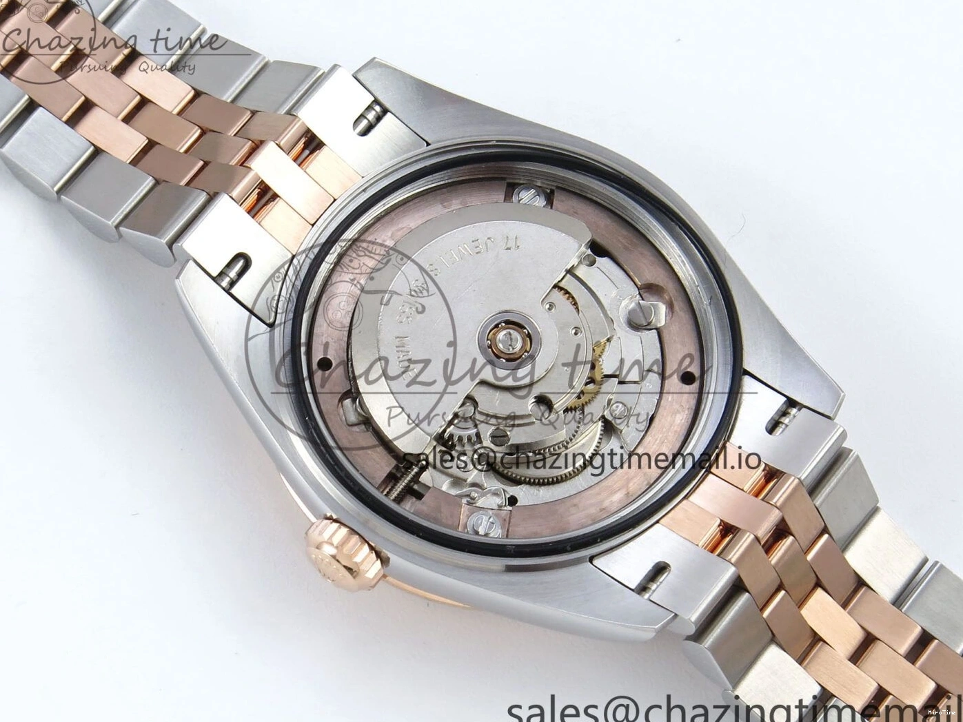 MiroTime 0324 DateJust 31 278381RBR ARF 1:1 Best Edition 904L Steel White Diamonds Dial Diamonds Bezel on SS RG Jubilee Bracelet ETA Versatile 392